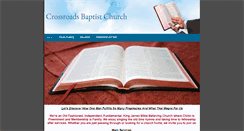 Desktop Screenshot of crossroadsbaptistchurchnj.com